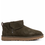 Ugg Mens Classic Ultra Mini Zip Boot "Khaki"