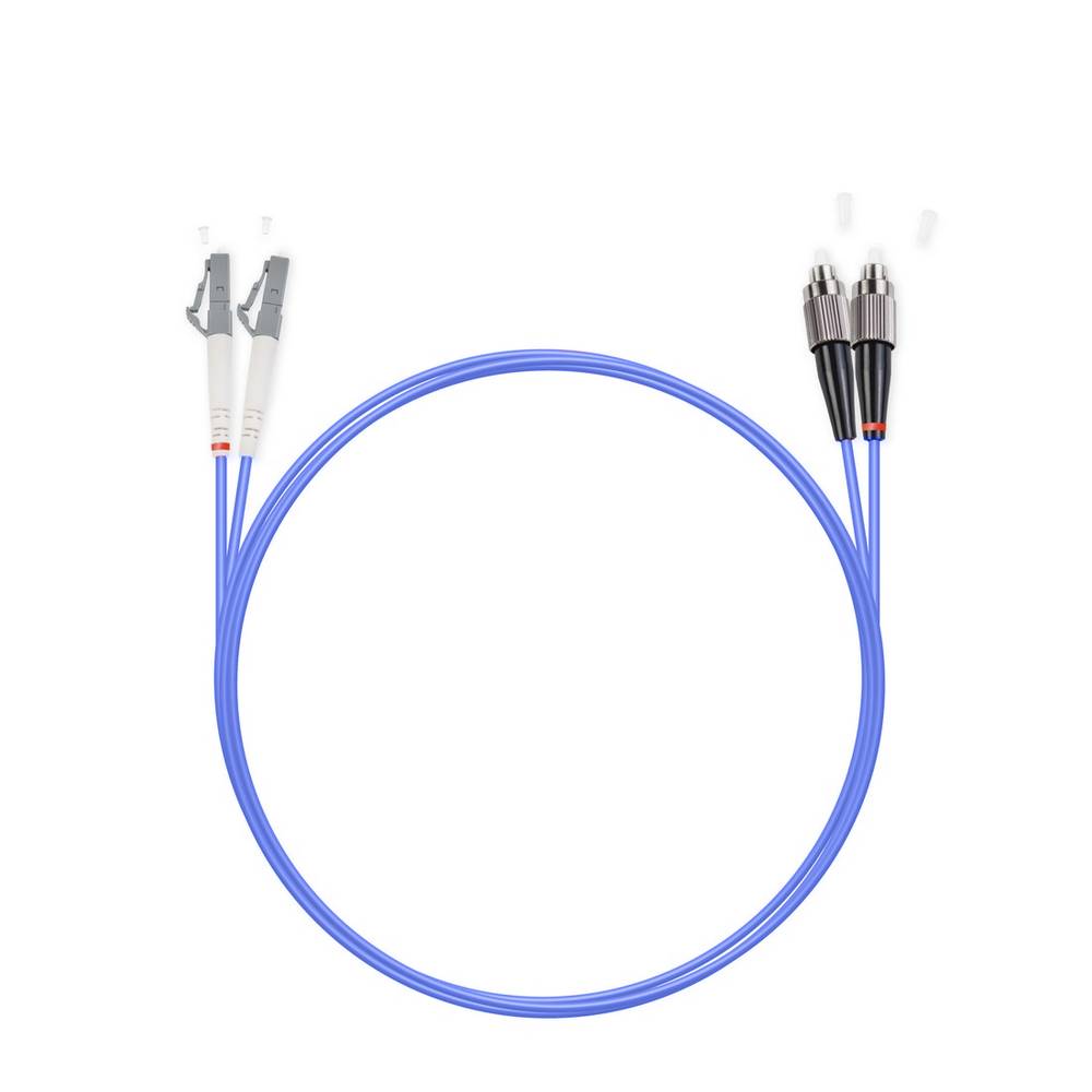Патч Корд Оптоволоконный FC/UPC-LC/UPC MM OM4 50/125 Duplex 3.0мм 1 м