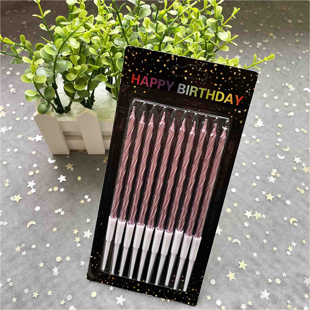 Набор свечей (розовые)