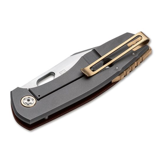 Складной нож Boker 01BO338 F3.5 микарта c клинком из стали D2, рукоять микарта