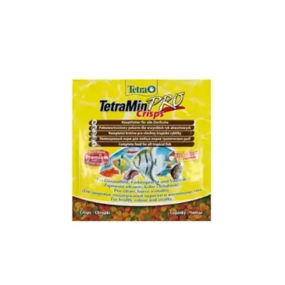 Tetra min pro crisps корм в виде чипсов для всех видов рыб - 12 г (саше)