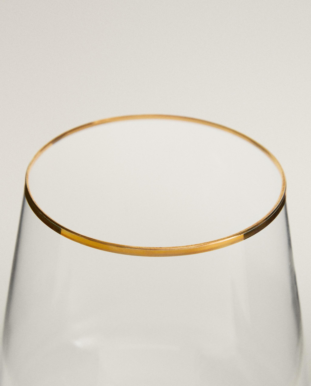Zara Home стакан из стекла, цвет золотой, 10 см