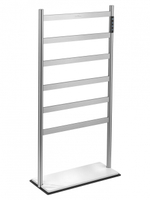 Полотенцесушитель электрический напольный WONZON & WOGHAND ESSEN, Брашированный никель (WW-A406-BR)