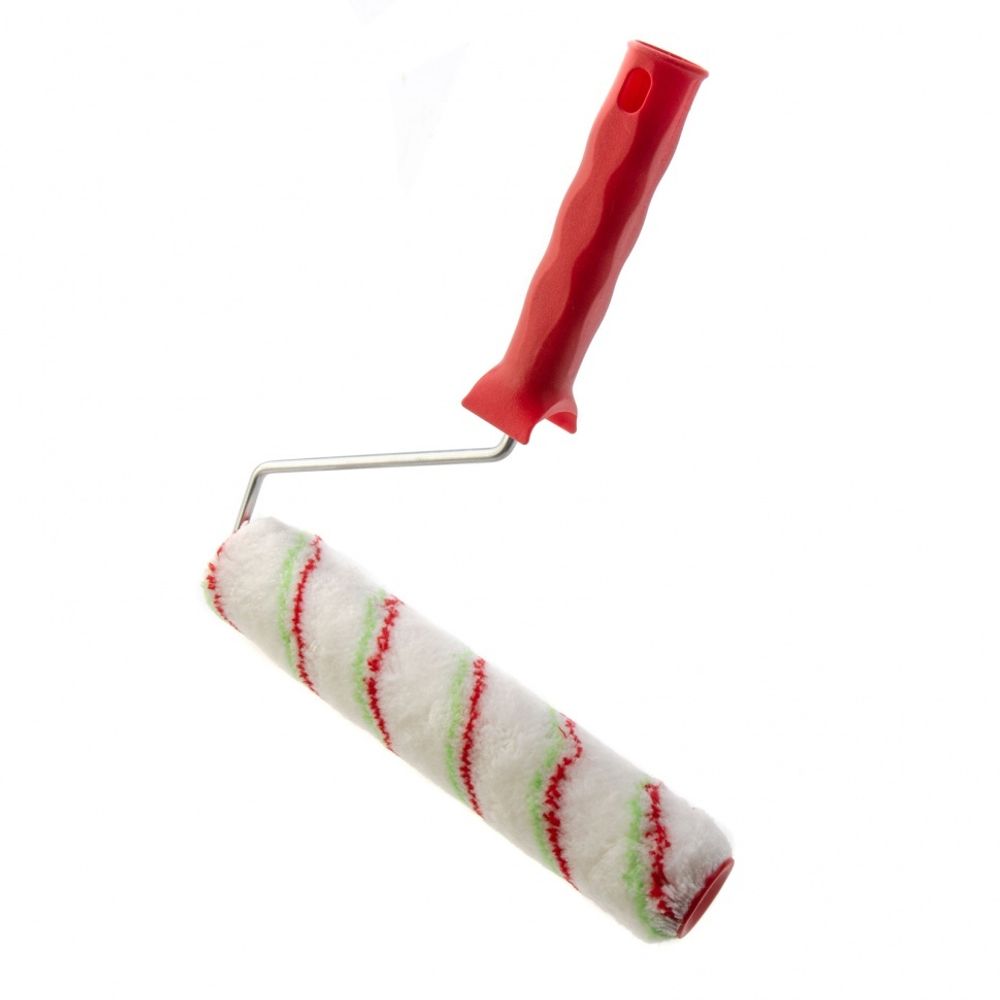 Валик "Эмали" , 250 мм, ворс 12 мм, D - 36 мм, D ручки - 6 мм, полиамид,полиакрил// Сибртех 80201