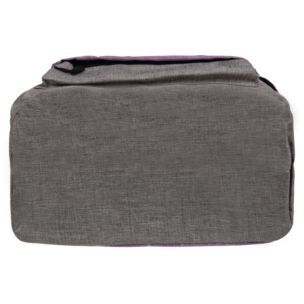 Рюкзак ArtSpace Street, 40*29*18см, 1 отделение, 3 кармана, сиреневый/серый