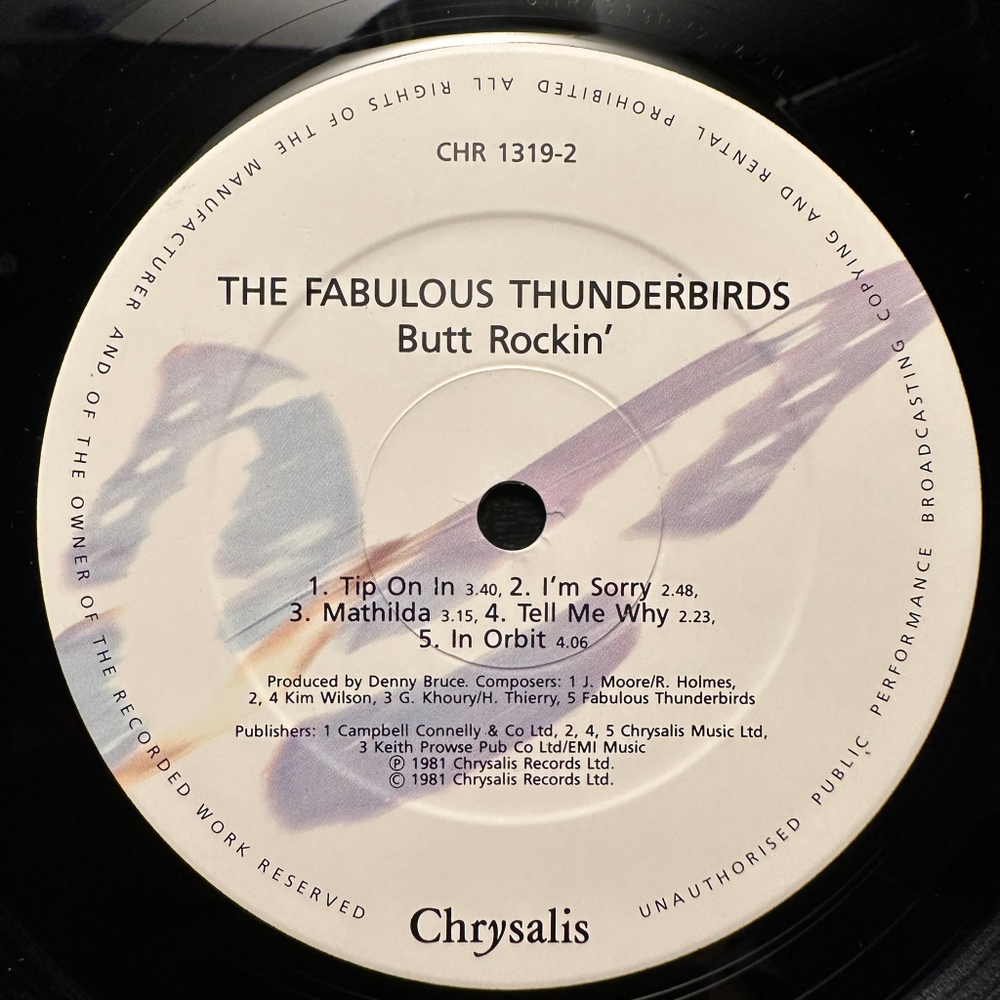 The Fabulous Thunderbirds - Butt Rockin (Англия 1982г.)