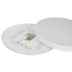 Светильник потолочный светодиодный ЭРА SPB-6-60-RC Relict WH с ДУ 60Вт 3000-6500К Белый