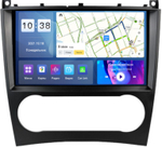 Магнитола для Mercedes-Benz C (W203) 2004-2007 - Parafar PF206UHD на Android 13, QLED, ТОП процессор, 8/128Гб, CarPlay, 4G SIM-слот