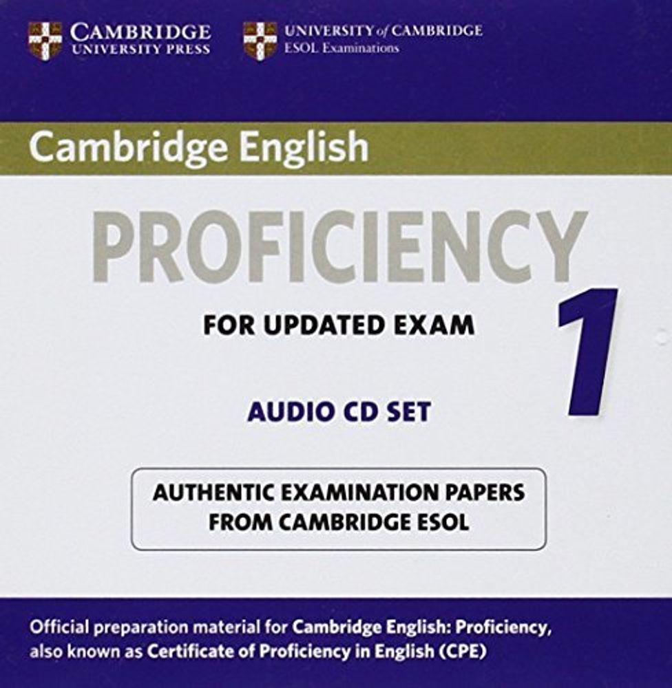 Cambridge English Proficiency 1 for Updated Exam Audio CD 2)