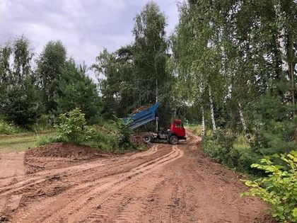 Ведутся работы по отсыпке набережной