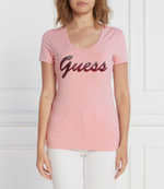 Футболка SS RN SHINY GUESS - пудро-розовый(W3BI31 J1314)
