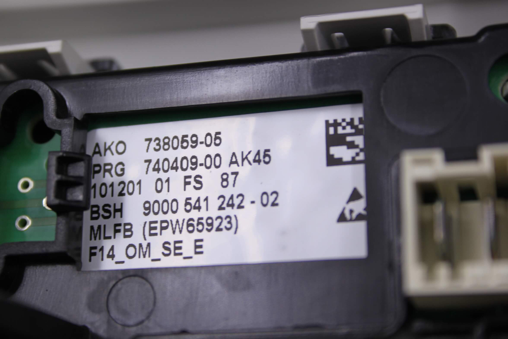 Модуль управления стиральной машины Siemens IQ500 WM14Q440OE