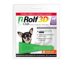 Rolf Club 3D капли инсектоакарицидные для собак