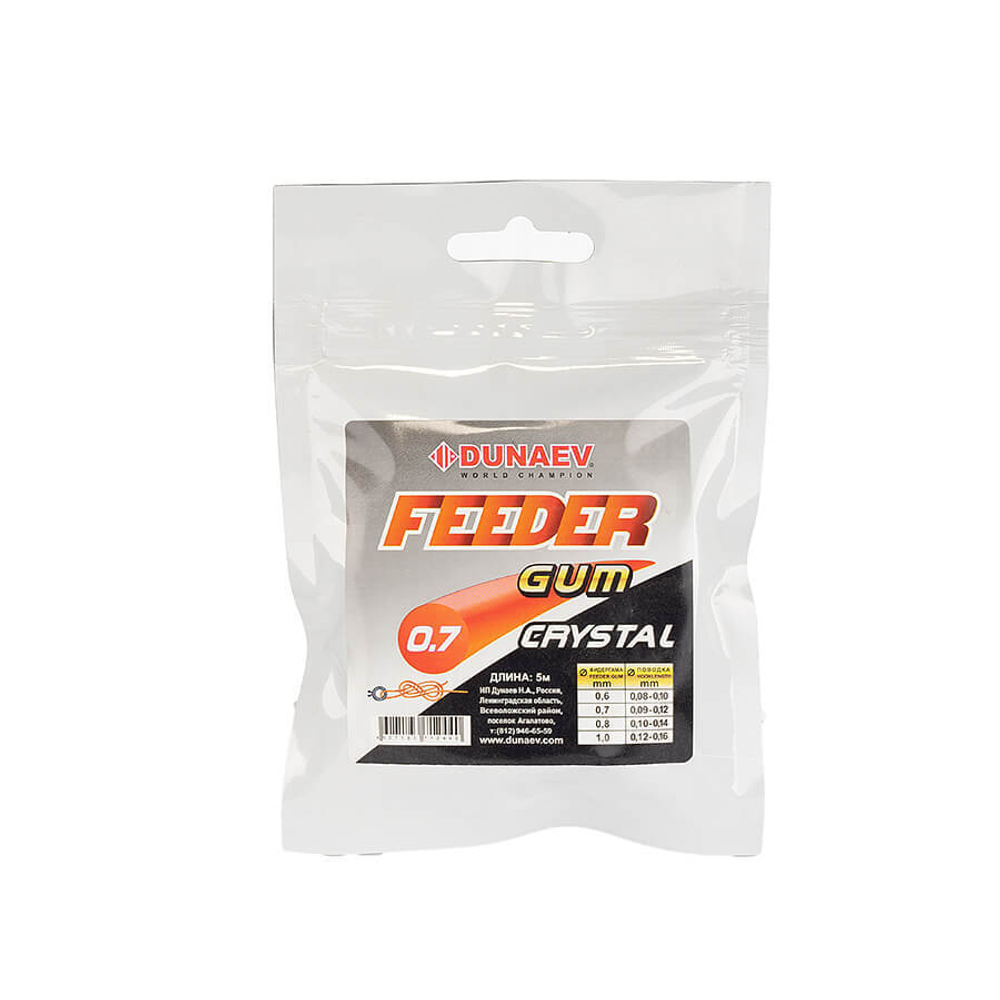 Фидерная резина Dunaev Feeder Gum Clear 0.7mm