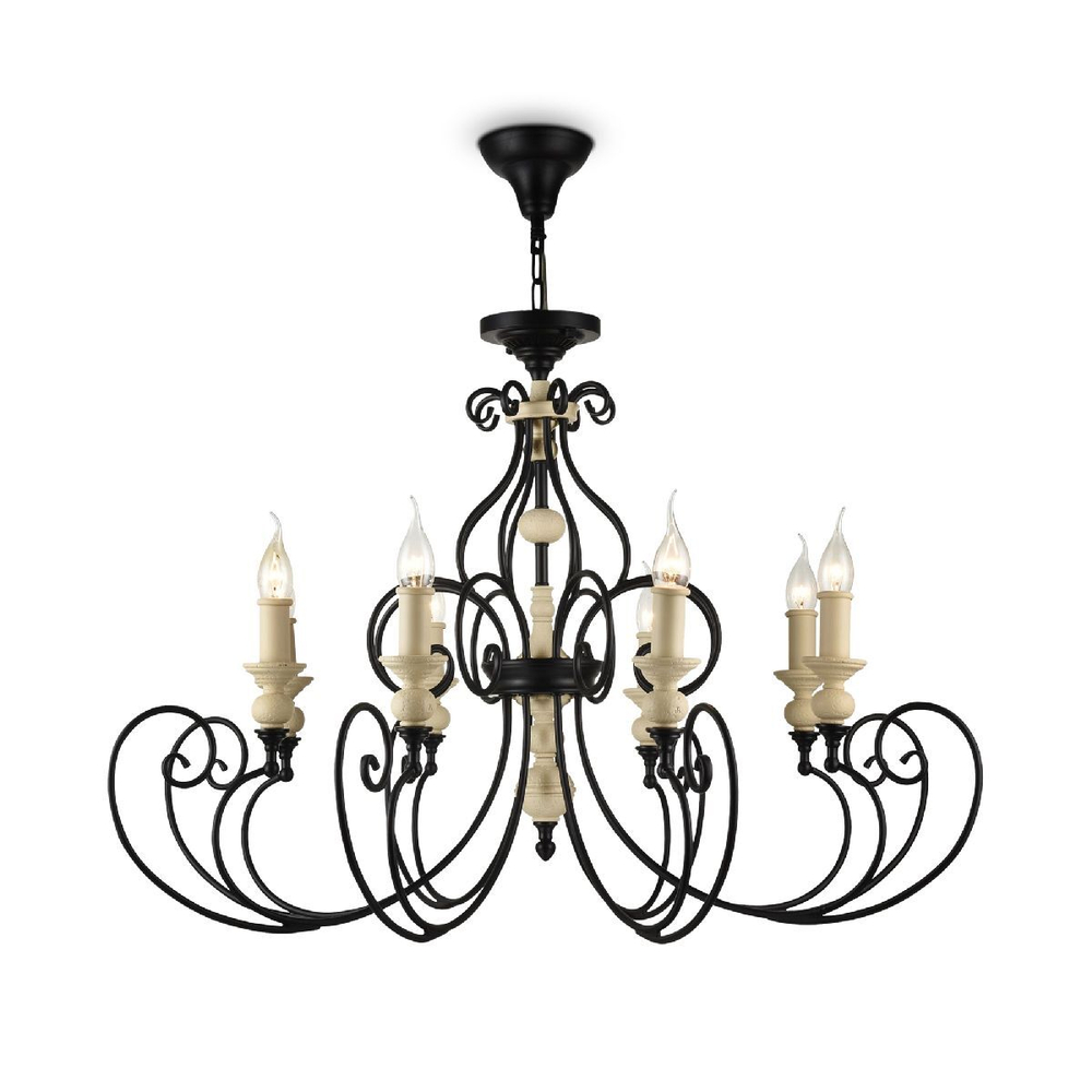 Подвесная люстра Maytoni H631-PL-08-B