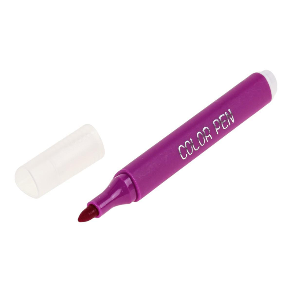 Фломастеры "Корги" в чемоданчике 24 цвета трехгранные смываемые