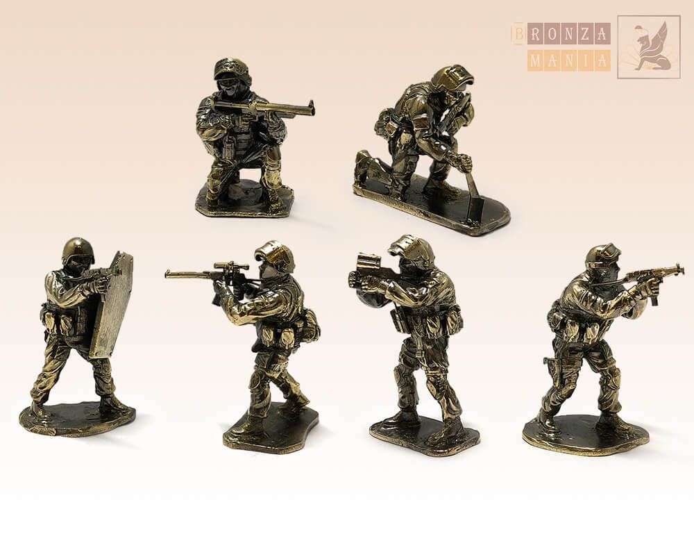 набор солдатиков Антитеррористическая группа Вымпел 6 шт.