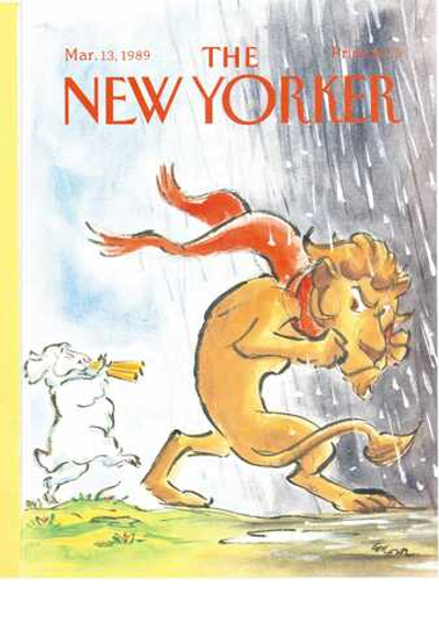 Журнал The New Yorker 13-03-1989, обложка