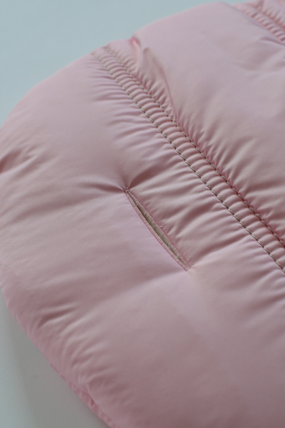 Конверт зимний для новорожденного - Норка (розовый)