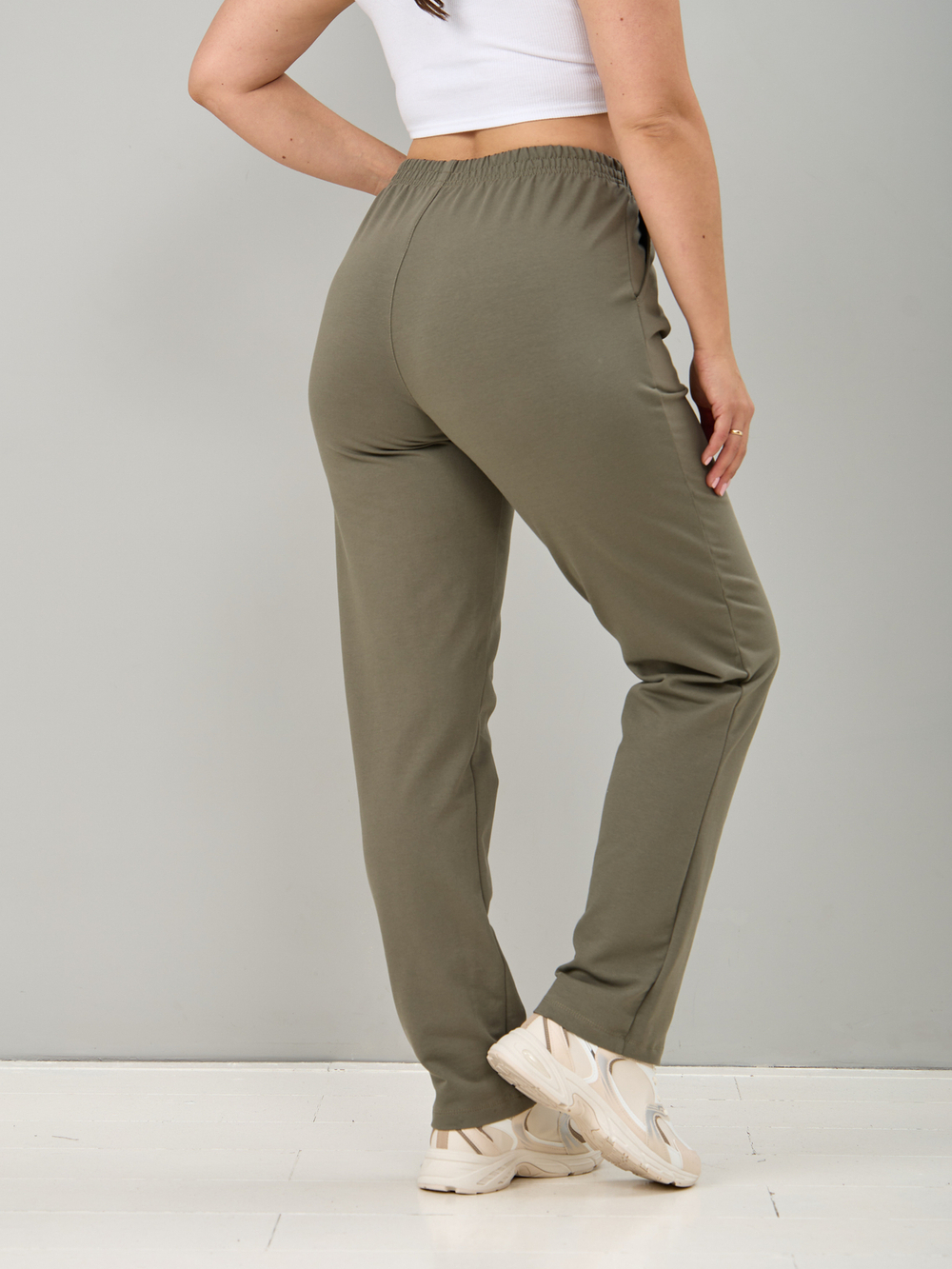 Костюм с брюками КБ-384/хаки-пионы