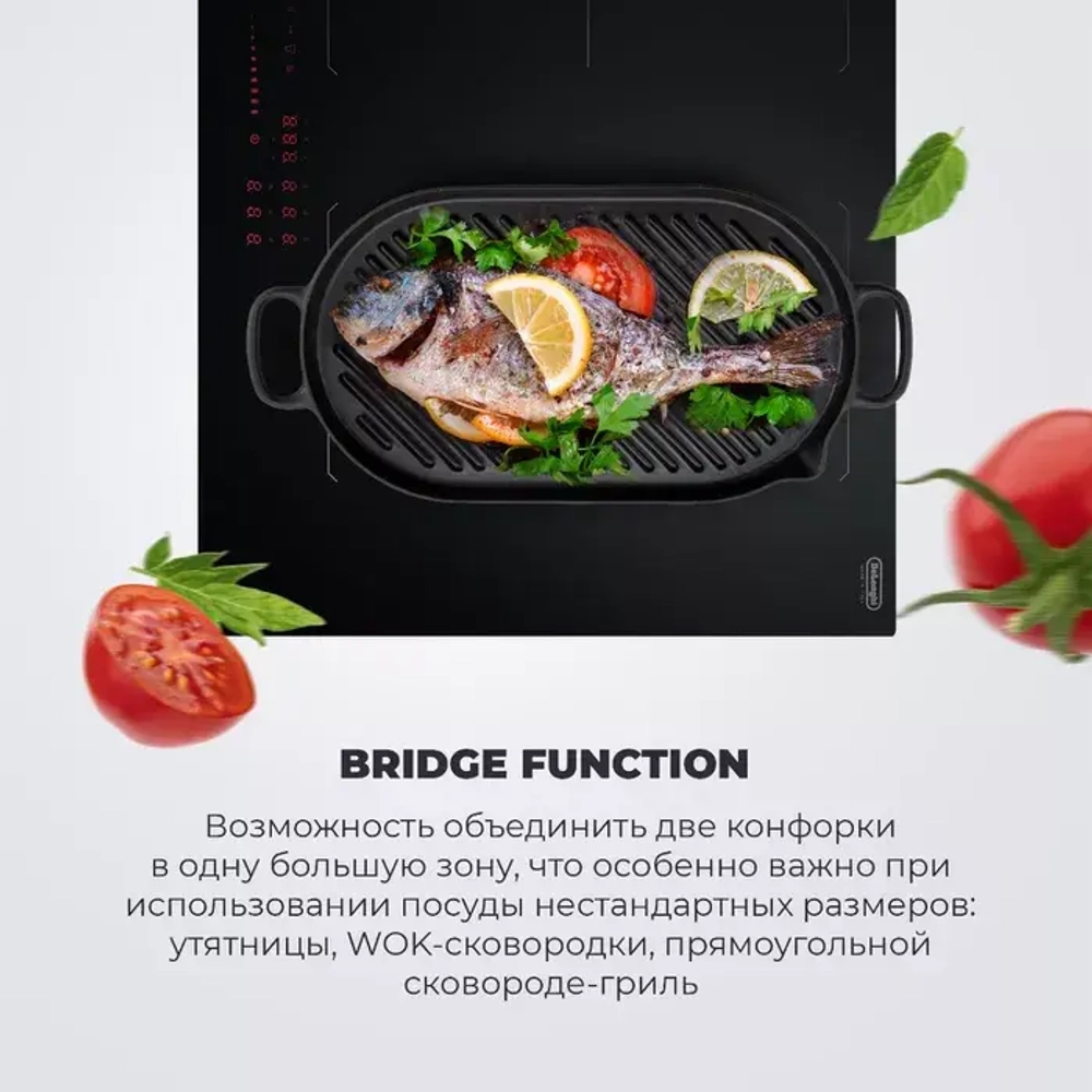 DeLonghi Индукционная варочная панель SLI 754 RUS