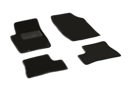 Ворсовые коврики LUX для Peugeot 206 1998-2012, Seintex.82378