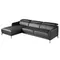 Диван угловой Angel Cerda 5359-L, черная кожа
