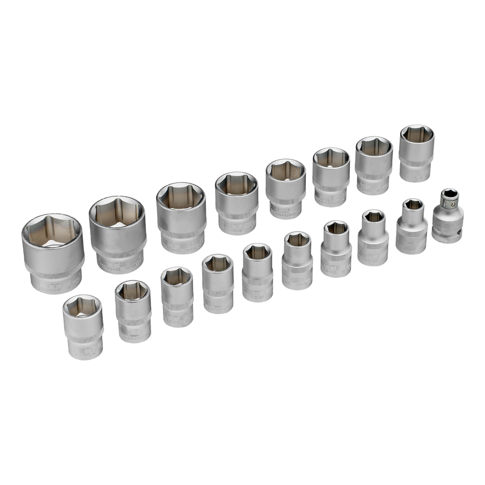 Набор инструментов, 1/2", CrV, пластиковый кейс 60 предметов Stels