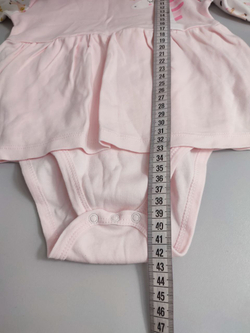 Платье-боди с единорогом на 1/1,5 года