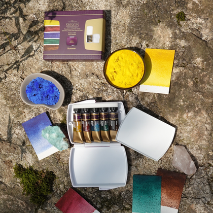 Mijello Granulation Watercolor 15 ml 6 цветов (Summer)