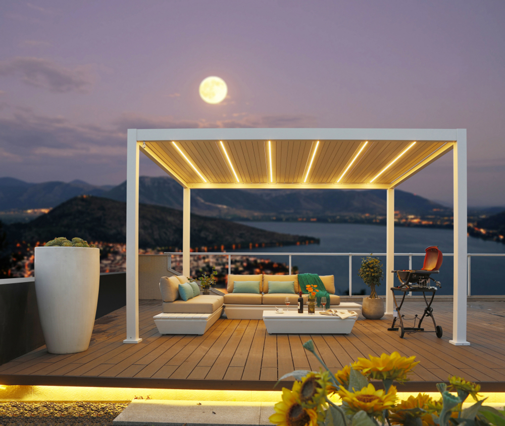 Пергола моторизованная 4х4 м Tagliamento Pergola 120 Series