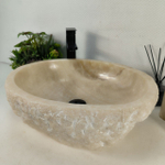 Раковина из оникса Erozy White EO-64441 52*43*16 0168