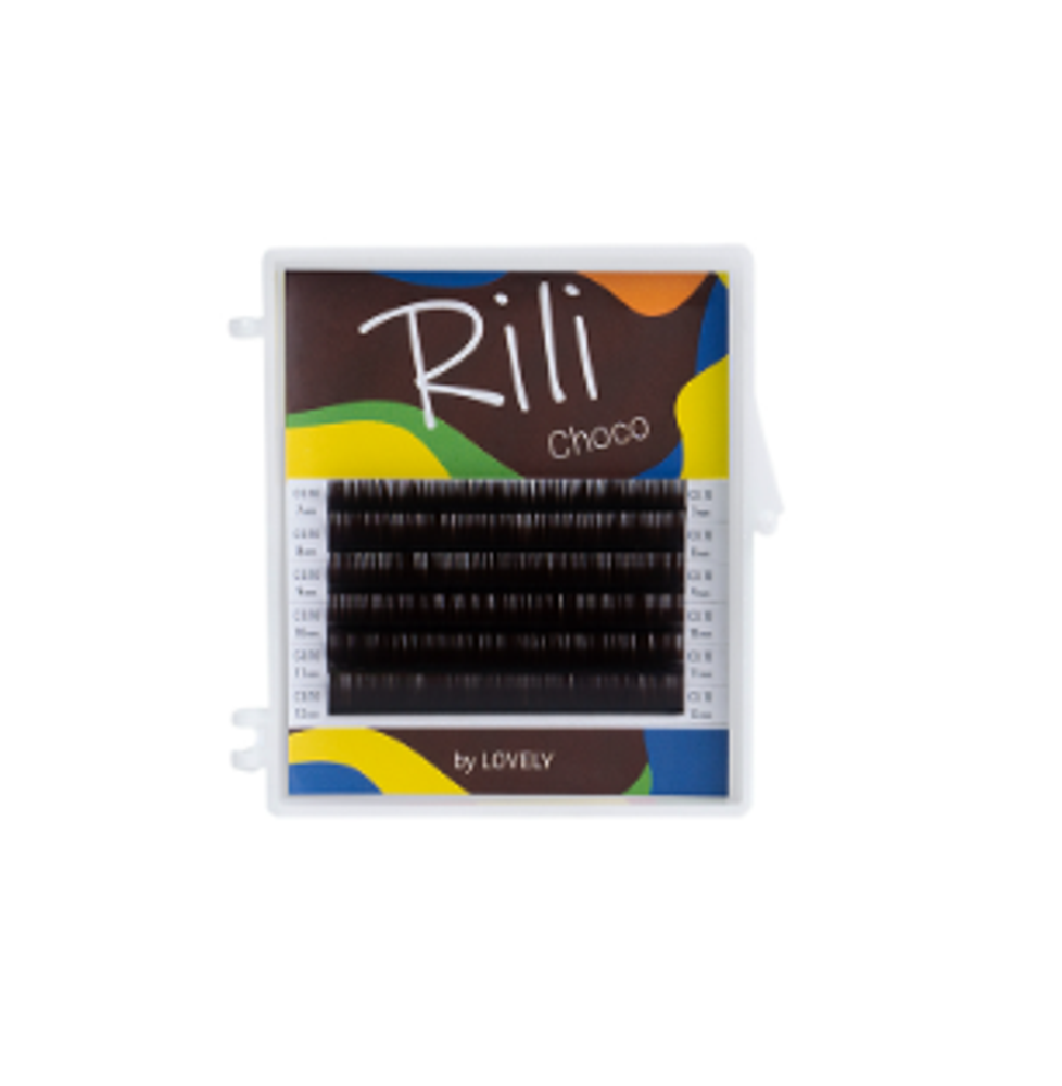 Rili Ресницы темно-коричневые Choco mini mix (C/0.10x4-6mm)