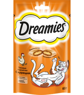Дримис Лакомства для кошек курица 60гр.