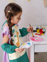 Фартук для творчества на завязках. Жираф