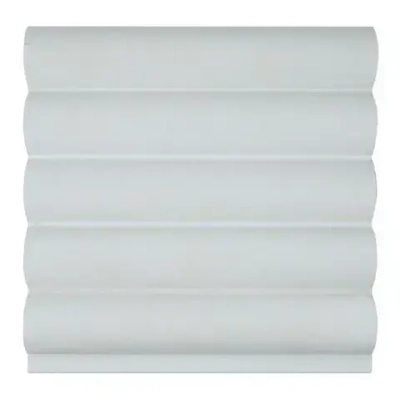 Стеновая панель 3D RAIL EAST (2700х120х12мм) Бриз Белая