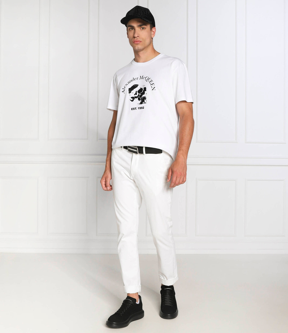 футболка Alexander McQueen - белый(711006 QTZ41)