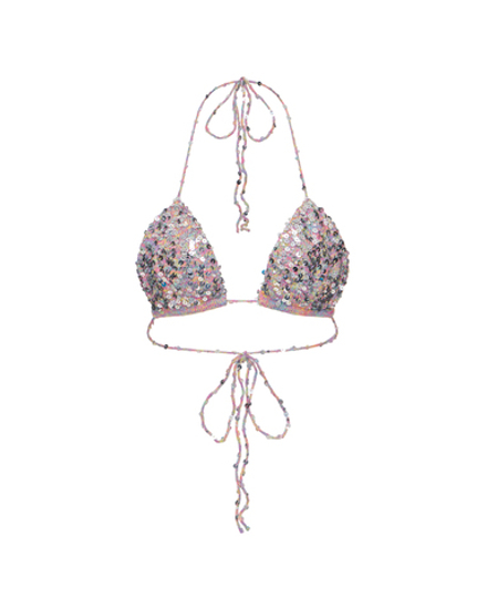 Вязаный лиф multicolor цветной