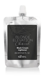 Крем обесцвечивающий KAARAL Blonde Elevation Charcoal Black Cream Lightener черный - 250 мл.