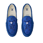 LOUIS VUITTON Racer Gommino Loafers Men"s Blue