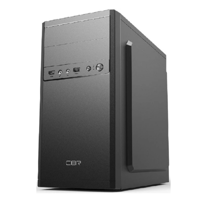 Корпус для компьютера CBR Корпус mATX Minitower RD873, без БП, 2*USB 2.0, HD Audio+Mic, кабель питания 1.2м, Black [PCC-MATX-RD873-WPSU]