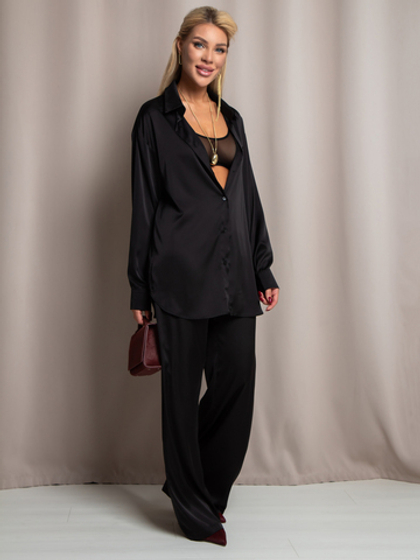 Рубашка Рич (черная)