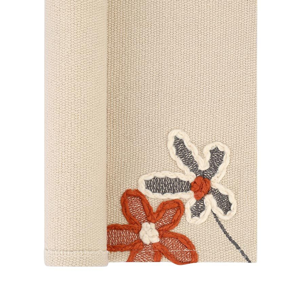 Салфетка под приборы stone flowers из коллекции ethnic, 33х48 см