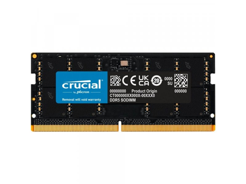 Оперативная память Crucial CT32G56C46S5, DDR5 1х 32ГБ 5600 МГц, SODIMM, RTL