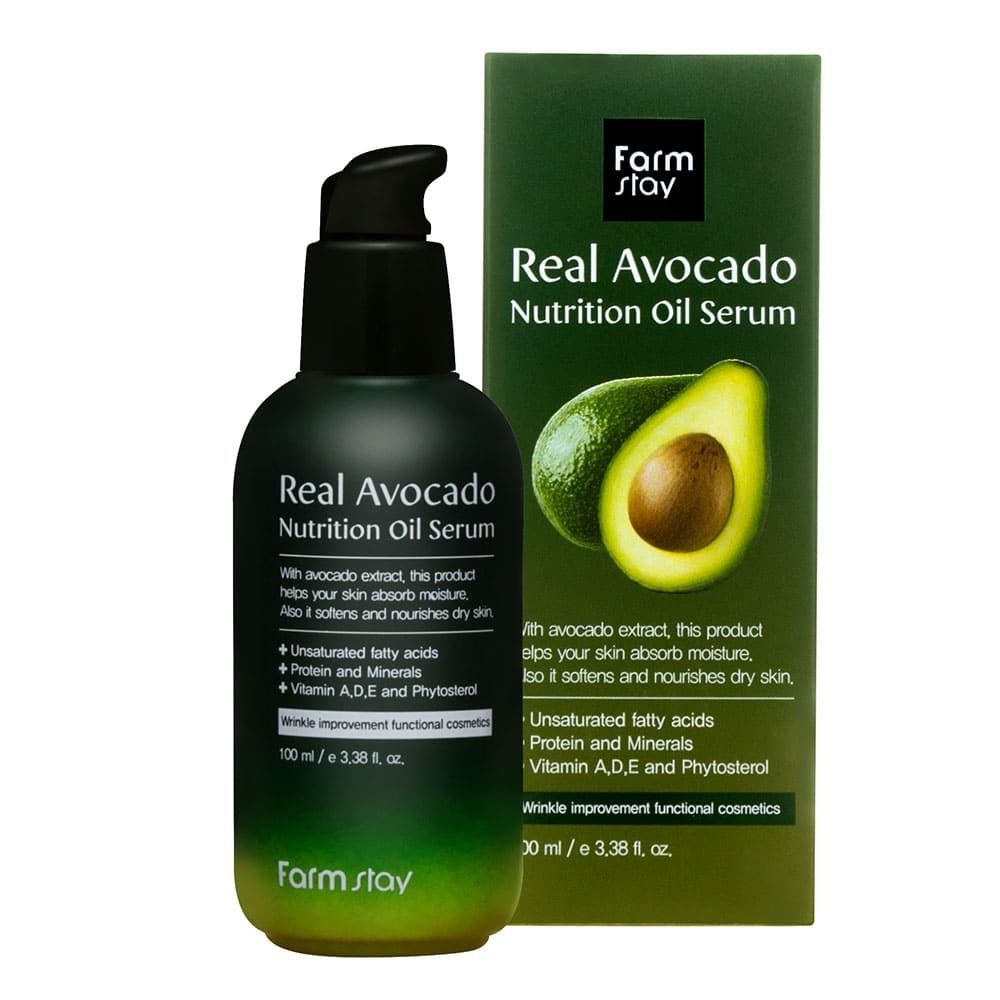 Сыворотка для лица с экстрактом авокадо FARMSTAY Real Avocado Nutrition Oil Serum 100 мл