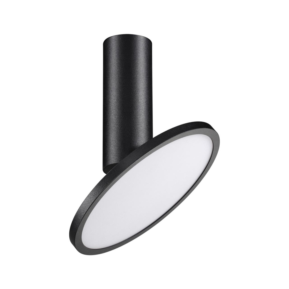 358346 OVER NT20 358 черный Светильник накладной IP20 LED 4000K 18W 85-265V HAT