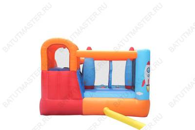 Батут для дачи, распродажа "Космические ракеты 2" 3,7*2,6*1,85 м