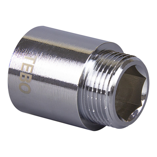 Удлинитель TEBO хромированный ВР/НР 1/2"x40 мм (30/240)