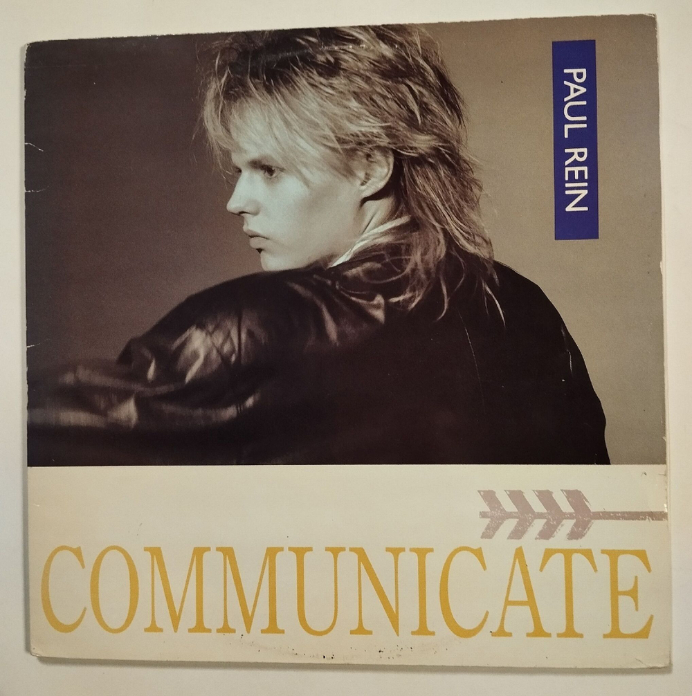 Винтажная виниловая пластинка LP Paul Rein Communicate (Sweden 1986)