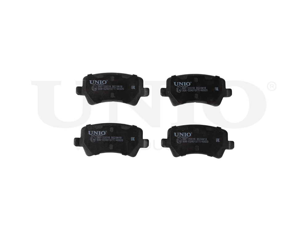 Колодки тормозные диск. задние UNIO BRP-20018